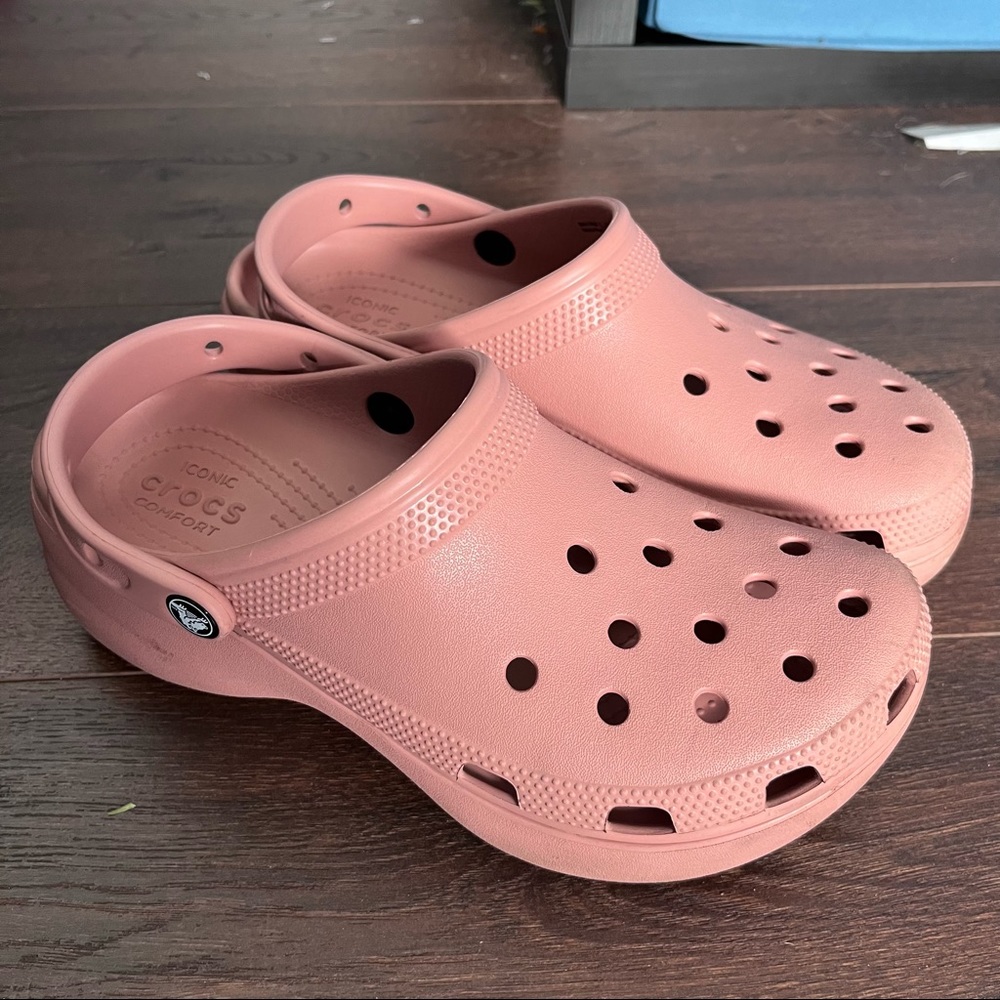 Crocs Platform Clogs Pale Pink